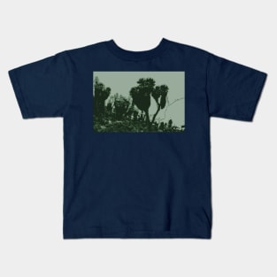 Abstract Ancient woods Kids T-Shirt